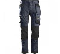 Snickers 6241 AllroundWork Slim Fit Trousers Holster Pockets Navy Wais 35" 32"