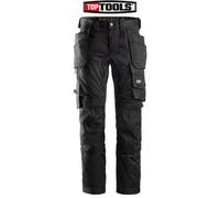 Snickers 6241 AllroundWork Stretch Trouser with Holster Pockets Black Size 44