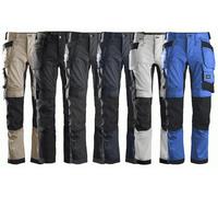 Snickers AllroundWork Stretch Trousers Holster Pockets - Khaki/Black - 50