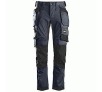 Snickers 6241 AllroundWork Slim Fit Trousers Holster Pockets Navy Wais 38" 32"