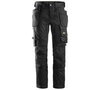 Snickers 6241 AllroundWork, Stretch Work Knee Pad Trousers Holster Pockets Black