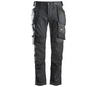 Snickers 6241 Stretch Trouser Kneepad Holster Pocket 6241 Black Mens Direct
