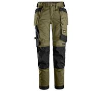 Snickers 6247 AllroundWork Womens Stretch Trousers Holster Pockets Slim Fit