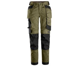 Snickers 6247 AllroundWork Womens Stretch Trousers Holster Pockets Slim Fit