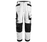 Snickers 6251 AllroundWork, Stretch Loose Fit Holster Pocket Work Trousers White