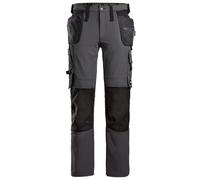 Snickers 6271 AllroundWork Full Stretch Trousers Holster Pockets Steel Grey 35" 30"