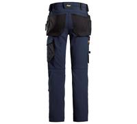 Snickers 6271 AllroundWork Full Stretch Trousers Holster Pockets Navy/ 38" 30"