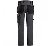 Snickers 6271 AllroundWork Full Stretch Trousers Holster Pockets Steel 50" 32"