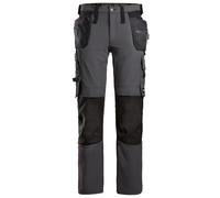 Snickers 6271 AllroundWork Full Stretch Trousers Holster Pockets Steel Grey 31" 32"