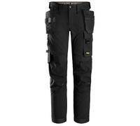 Snickers 6275 Mens Allround Work 4 Way Stretch Holster Pocket Work Trousers Black 38" 32"