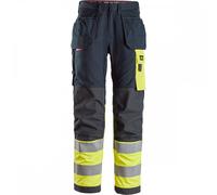 Snickers 6276 ProtecWork Work Trousers Holster Pockets High-Vis Class 39" 32"