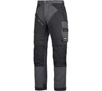 Snickers 63035804100 Size 100 "Ruffwork" Work Trousers - Steel Grey/Black