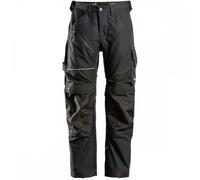 Snickers 6314 RuffWork Canvas+ Trousers+ Black Waist: 35" Inside 35" 37"