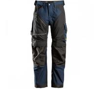 Snickers 6314 RuffWork Canvas+ Trousers+ Navy/Black Waist: 47" In 47" 35"