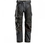 Snickers 6314 RuffWork Canvas+ Trousers+ Steel Grey/Black Waist: 30&qu 30" 32"