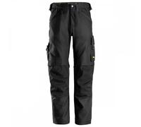 Snickers 6324 Canvas+ Stretch Trouser Black 41" 35" Colour: 41" 35"