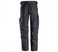 Snickers 6324 Canvas+ Stretch Trouser Steel Grey 41" 32" Col 41" 32"