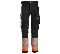 Snickers 6334 High-Vis Class 1 Stretch Trousers