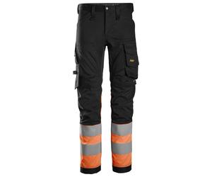 Snickers 6334 High-Vis Class 1 Stretch Trousers