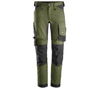 Snickers 6341 AllroundWork, Stretch Trousers Khaki Green