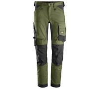 Snickers 6341 AllroundWork, Stretch Trousers Khaki Green