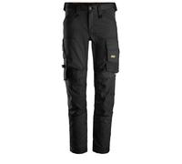Snickers 6341 Mens Allround Work Stretch Slim Fit Trousers Black 41" 32"