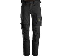 Snickers 6341 Mens Allround Work Stretch Slim Fit Trousers Black 31" 30"