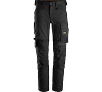 Snickers 6341 Mens Allround Work Stretch Slim Fit Trousers Black 38" 35"