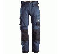 Snickers 6351 Mens Allround Work Stretch Loose Fit Trousers Black/ Black 36" 35"