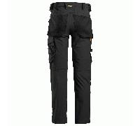 Snickers 6371 AllroundWork Full Stretch Trousers Black Waist: 30" 30" 30"