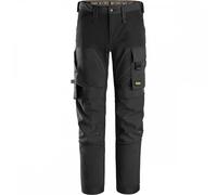 Snickers 6375 AllroundWork 4-way Stretch Trousers Black Waist: 36" 36" 32"