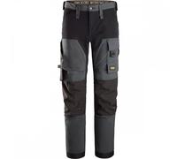 Snickers 6375 AllroundWork 4-way Stretch Trousers Steel Grey/Black Wai 38" 35"