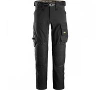 Snickers 6593 AllroundWork Stretch Trousers Capsulized Kneepads Black 38" 32"