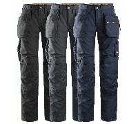 Snickers AllroundWork Women's Work Trousers+ Holster Pockets - Black/Black - 18