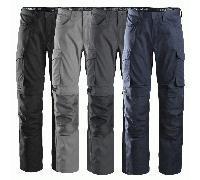 Snickers 6801 Service Trousers+ Knee Pockets Steel Grey/Steel Grey Wai 36" 30"