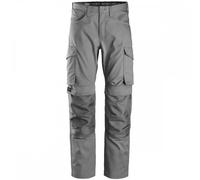 Snickers 6801 Service Trousers+ Knee Pockets Grey/Grey Waist: 35" 35" 30"
