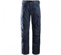Snickers 6801 Service Trousers+ Knee Pockets Navy/Navy Waist: 30" 30" 30"