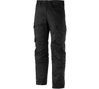 Snickers 68010404104 Size 104 Service Trousers with Knee Pockets - Black/Black