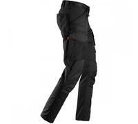 Snickers 6803 AllroundWork Stretch Trousers without Knee Pockets Black 31" 35"