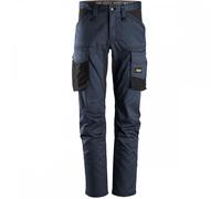 Snickers 6803 AllroundWork Stretch Trousers without Knee Pockets Navy 38" 32"