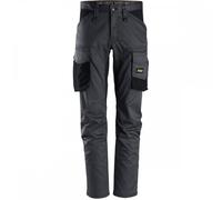Snickers 6803 AllroundWork Stretch Trousers without Knee Pockets Steel 44" 35"