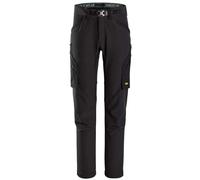 Snickers 6873 FlexiWork Full-Stretch Trousers without Knee Pockets Bla 35" 30"