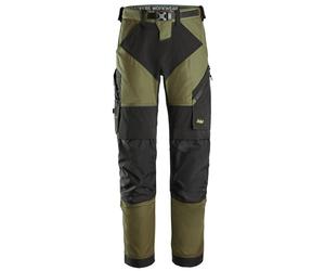 Snickers 6903 FlexiWork Ripstop Work Trousers Black Mens Lightweight All Colours