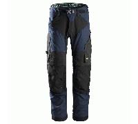 Snickers 6903 FlexiWork Work Trousers+ Navy/Black Waist: 33" Insi 33" 32"