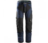 Snickers 6903 FlexiWork Work Trousers+ Navy/Black Waist: 39" Insi 39" 30"