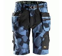 Snickers 6904 FlexiWork Work Shorts+ Holster Pockets Navy/Black Waist: 38"