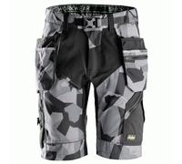 Snickers 69040404060 Shorts FlexiWork Size 60 in Black