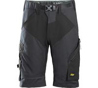 Snickers 6914 Mens FlexiWork Comfort Shorts Grey / Black 38"