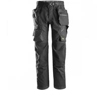 Snickers 6923 FlexiWork Floorlayer Trousers+ Holster Pockets Black Wai 41" 35"
