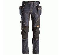 Snickers 6955 FlexiWork, Denim Work Trousers+ Holster Pockets